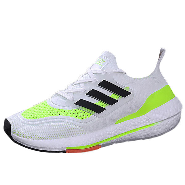 Scarpe Running Rete Traspirante Uomo (Bianco/Nero/Verde)- MXUB21